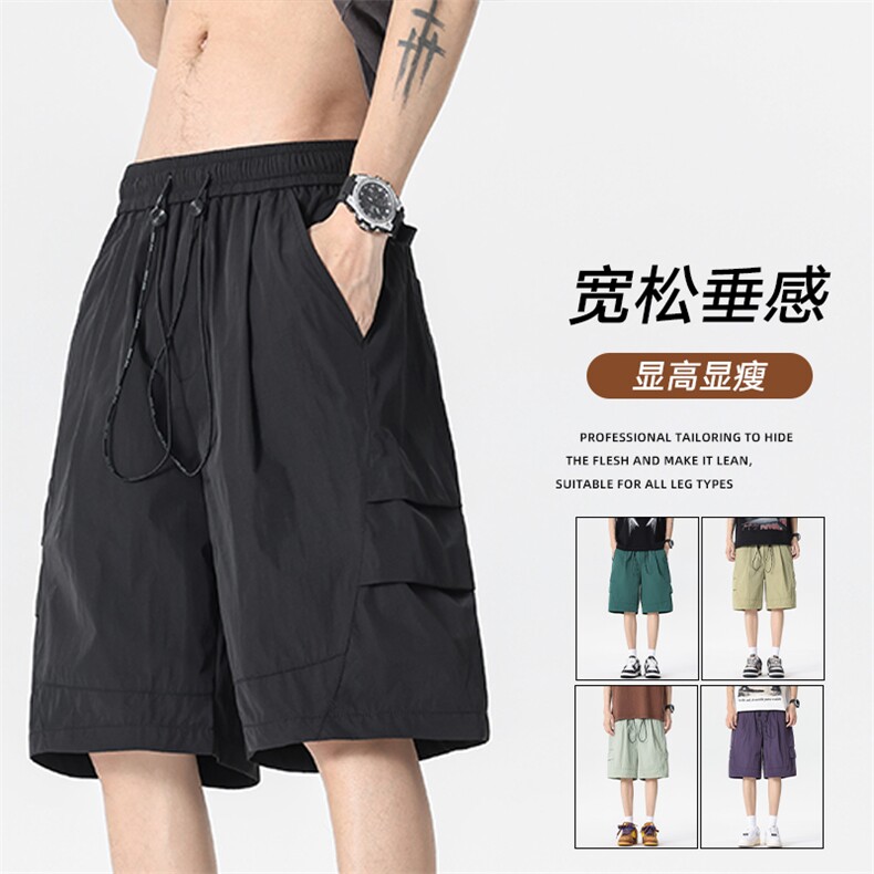 现货夏季工装短裤男ins潮牌休闲百搭潮流痞帅五分裤D02521-P38,男装牛仔裤,星座308B-2