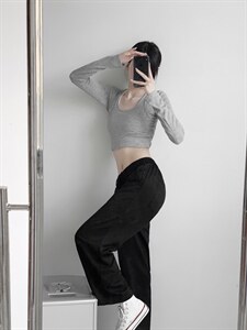 中性2023秋冬卫裤高弹健康布聚酯纤维 WK10-1特批22图片