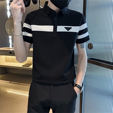 老款持续补单夏季大码短袖T恤翻领高级感Polo衫T0231-特P45，男装T恤，电商D342