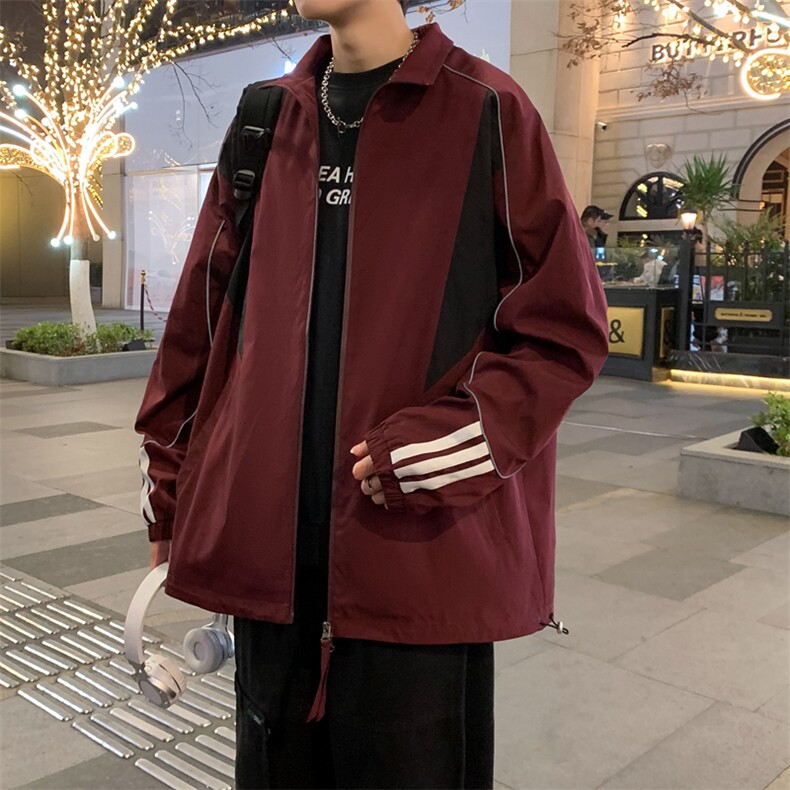 冲锋衣外套男春秋户外徒步登山服夹克潮牌痞帅高级感JK1563-P80,男装夹克,星座308B-2