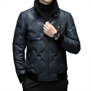SQY28829秋冬新款2023年男士休闲羽绒服加厚保暖夹克外套P245图片