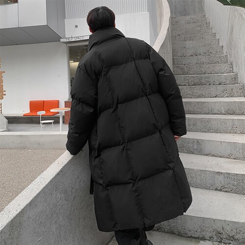 基地-MY994-P168冬季新款飘带中长款棉衣男同款棉服暗黑风控228,男装棉衣,电商B280-1（原A049）