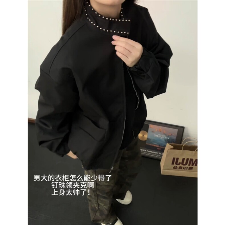 现货 钉珠夹克图片