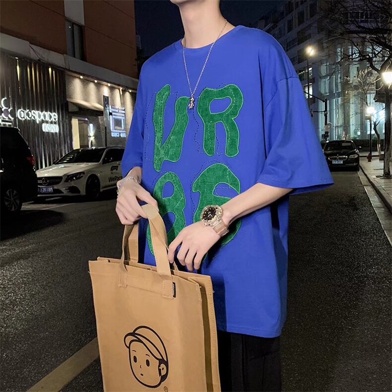 男圆领T恤宽松短袖T0221P30,男装T恤,星座1116-2