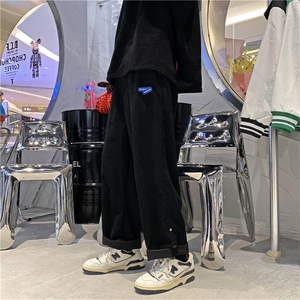 秋冬新款灯芯绒休闲裤潮流宽松直筒裤A161-2-G3017-P35图片