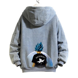 NM53154-P140 牛仔外套男大码加厚加绒棉衣男羊羔毛棉服男 砖墙图片