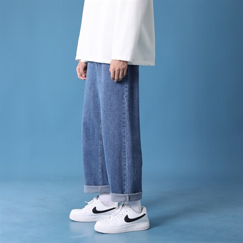 主推！秋冬季新款蒙马特牛仔裤宽松休闲男女长裤子K002-P50控68，男装牛仔裤，星座715