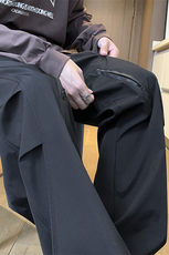 秋季防水机能拉链拼接打褶冲锋裤XZ604-KG87-特P40控78，男装休闲裤，星座604
