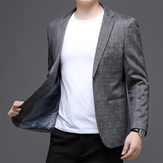 秋季新款西装男西服简约外套西服商务休闲小西装单西，男装西服，电商B360