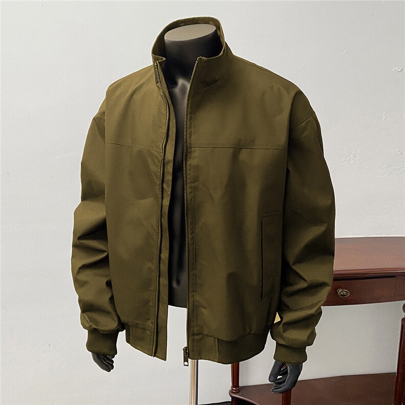 飞行员教练褶皱防水夹克外套J003假模聚酯纤维(S-3XL)TP55,男装夹克,电商A088