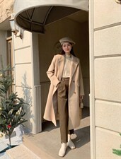 现货，单面羊绒大衣，其它，墨初