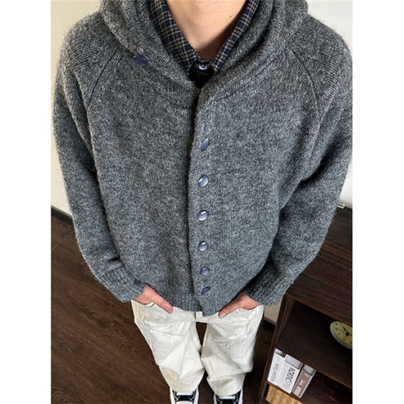 气质开衫毛衣流行潮流时尚新款ins日系慵懒百搭文艺原宿M3192,男装针织衫/毛衣,星座1116A（原606A-3）