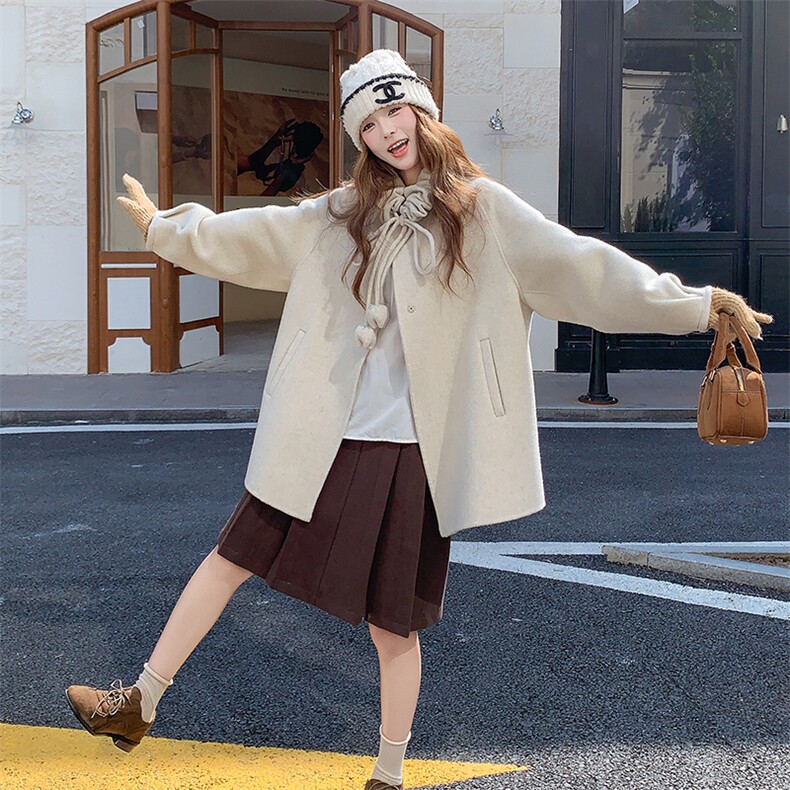 2025新款韩版精品毛呢外套2b082-2226-p255-k382,女装毛呢外套,2B082