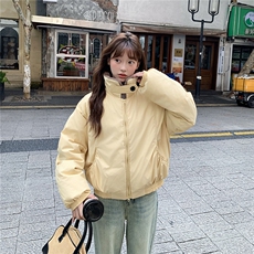 A574-P982025新棉服冬季短款羊羔毛小个子保暖宽松复古棉衣外套，男装棉衣，星座911