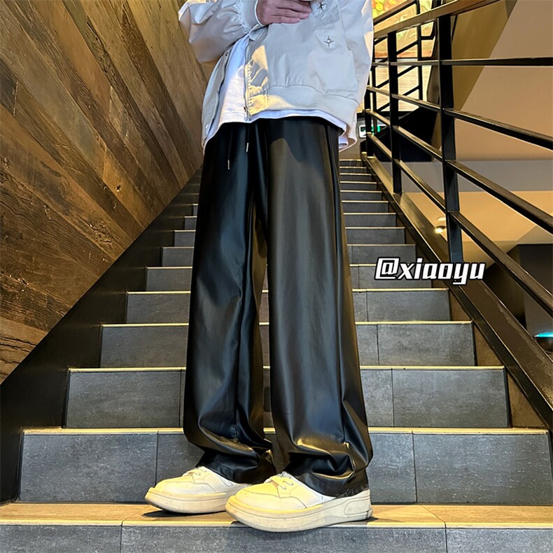 XZ616秋冬新款加厚百搭痞帅皮裤休闲长裤TY982P65控78,男装皮裤,星座512A（原616）