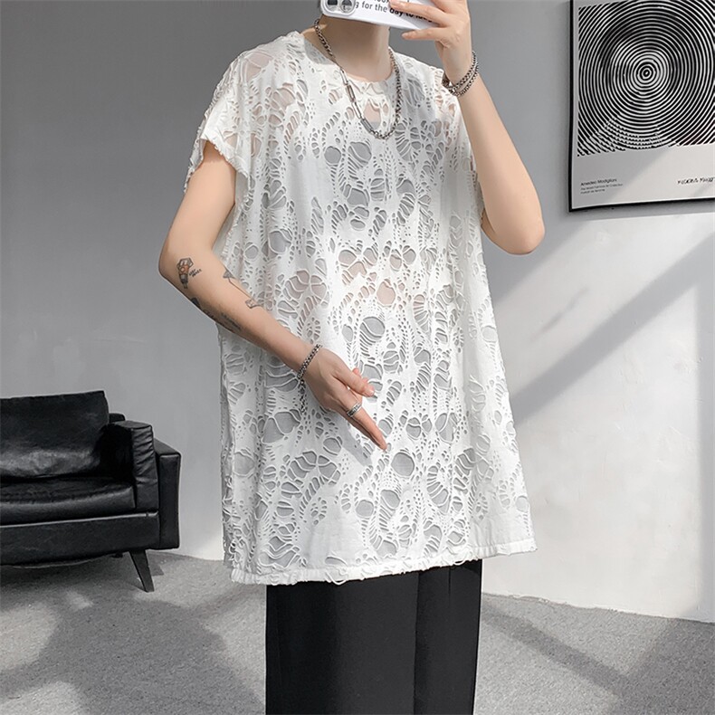 8XL-M 重磅！特大码短袖T恤背心男宽松休闲百搭 篮球服DX318P28图片