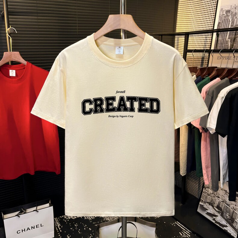 潮流简约ins男装凉感舒适休闲时尚圆领短袖T恤冰丝男款夏季品,男装T恤,星座218-8