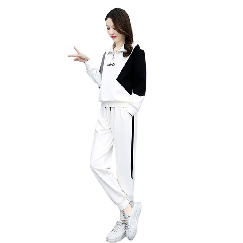 2025春装新款时尚休闲运动大码妈妈卫衣两件套洋气减龄套装女春秋,女装套装/套裙,关键词