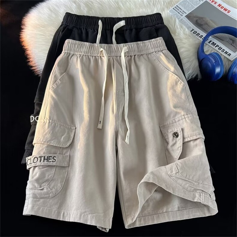 男春夏新款青少年时尚休闲裤短裤工装裤Z2055P42,男装休闲裤,星座1116-2