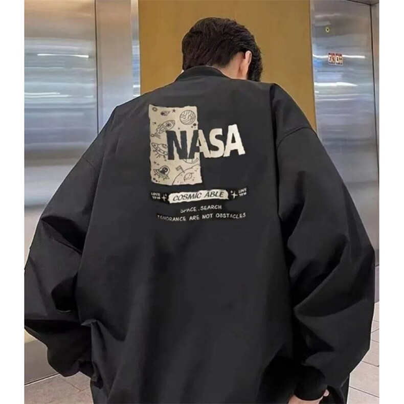 潮牌棒球服男女春秋冬季加厚飞行夹克棉服情侣外套MSS735,男装夹克,星座1116A（原606A-3）