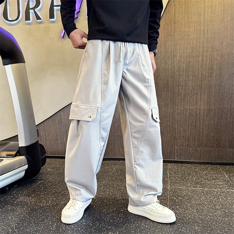 解构秋季新款弯刀工装裤男阔腿直筒裤A368-K2980-P68,男装工装外套,电商A368