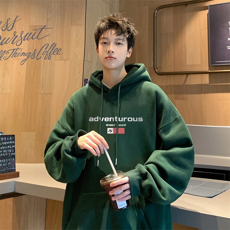 ！连帽圆领卫衣男装港风帽衫男LM177-P35,男装卫衣,电商B367