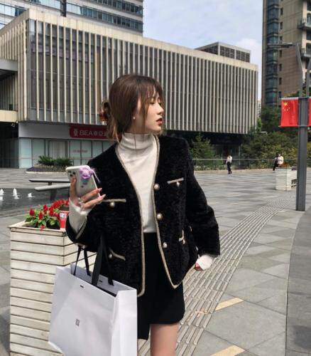 皮毛一体，女装，倩衣百度