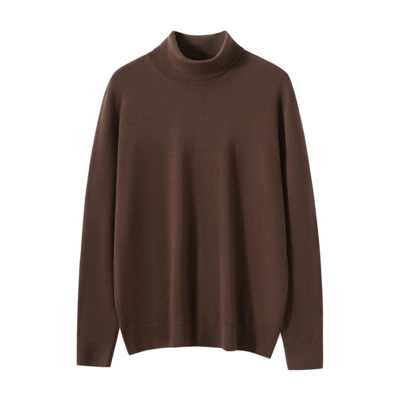 2025年秋季高翻时尚百搭休闲通勤简约，男装羊绒套衫，朝思纯山羊绒