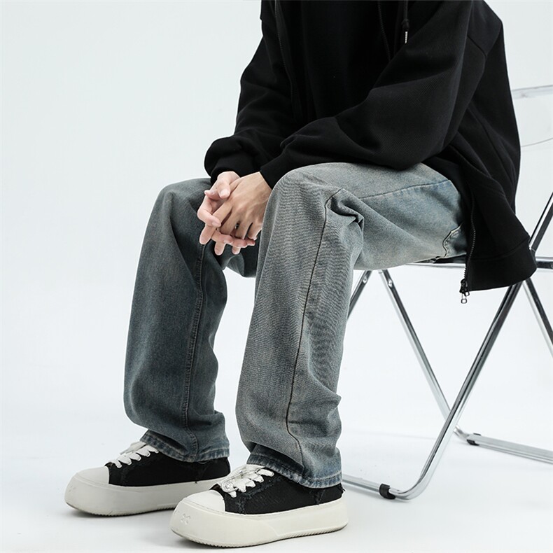N104-特P38基础款牛仔裤美式高街牛仔裤潮牌宽松休闲裤,男装牛仔裤,电商B327
