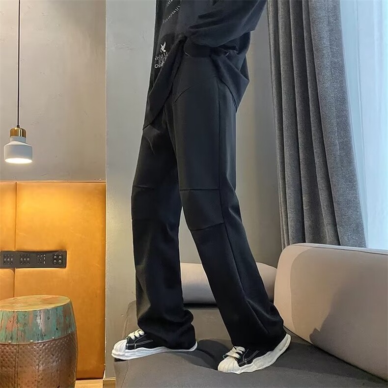 男时尚潮牌休闲裤青春流行宽松型直筒潮港风秋季工装裤SC30P42,男装休闲裤,星座1116-2