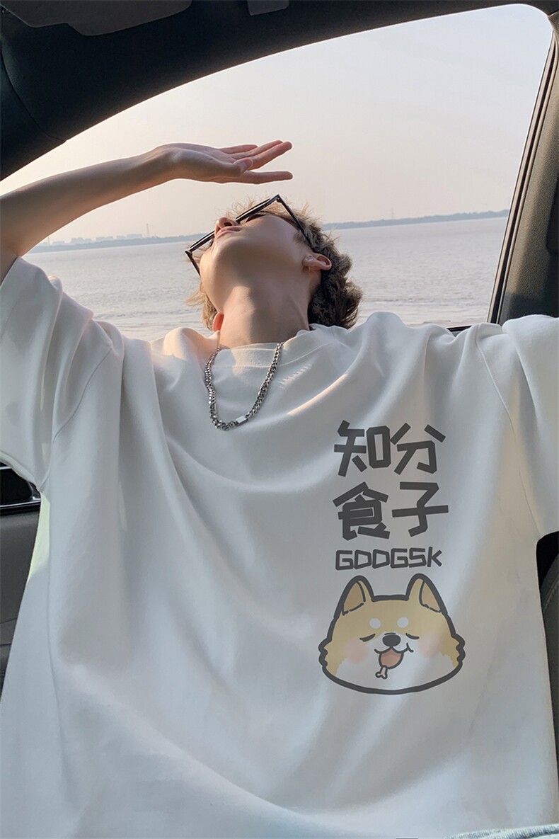 已注册/夏新款外景纯棉设计感小众短袖T恤男宽松打底DT00147/P25,男装T恤,电商B316