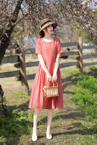 现货，天丝连衣裙，女装连衣裙，金典明美