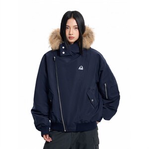 网图慎用图片只做展示可拆卸毛领派克羽绒服新标90绒78197P268图片