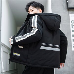 男士休闲连帽加厚保暖棉衣外套棉服棉袄冬季防寒开衫男装M990图片