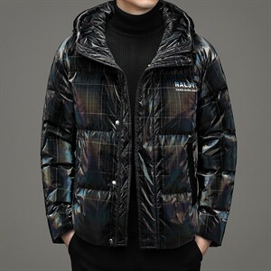 新款羽绒服中年男士外套时尚商务休闲冬季保暖羽绒服XS98960-P260，男装羽绒服，电商B212（原钱塘6029）