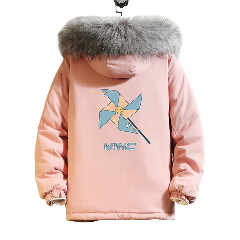 MM48112-P130冬季大毛领衣男士大码加厚袄男服砖墙,男装棉衣,电商A040A