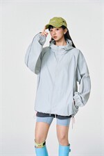 UPF50+有报告凉感轻薄透气宽松大码潮流防晒服DQC657-P48，男装防晒衣，电商B306