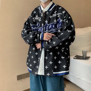 棒球服女春秋宽松小众设计高级感开衫外套潮JK034-75图片