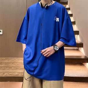 华夫格t恤男短袖男大码五分袖 酒店风 HT73369-P22图片