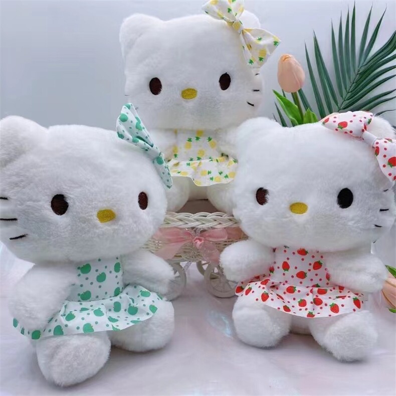 凯特猫，淇淇毛绒玩具