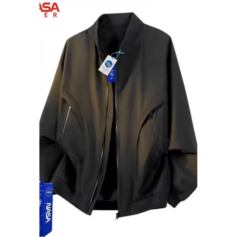 网络图现货美式印花男女新款拉链宽松百搭舒适棒球服JH4119-P49,女装职业装,星座715-7