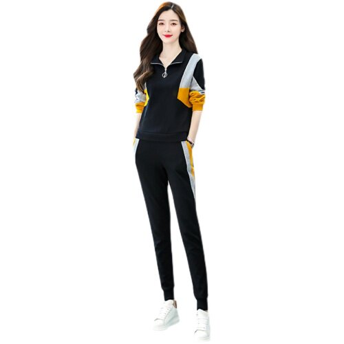运动服休闲女士时尚套装春秋季2025年新款两件套洋气减龄,女装套装/套裙,梦依杭