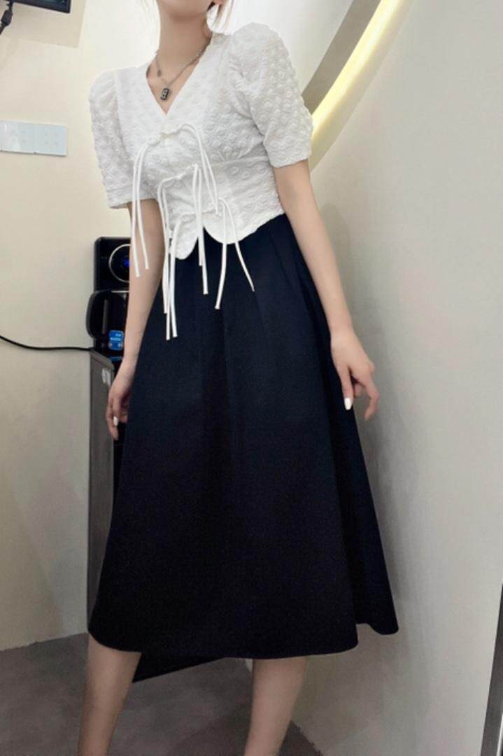 夏季新款盘扣套裙，其它，茜娅图seattle