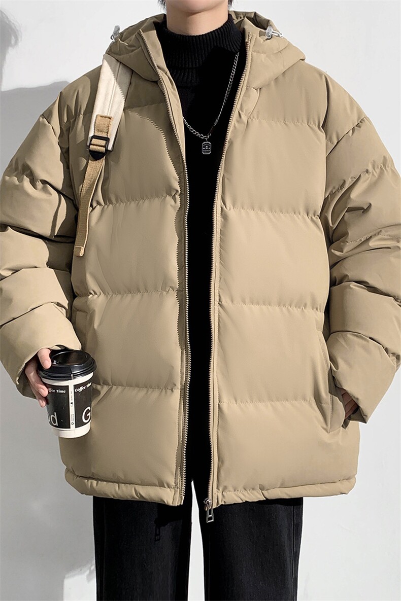 冬上新青少年加棉加厚棉服潮纯色运动连帽棉衣外套男女9979-P80,男装棉衣,电商A441-1