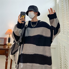 美式复古设计感外套男春秋季高街痞帅高级感夹克外套，男装针织衫/毛衣，星座716-3