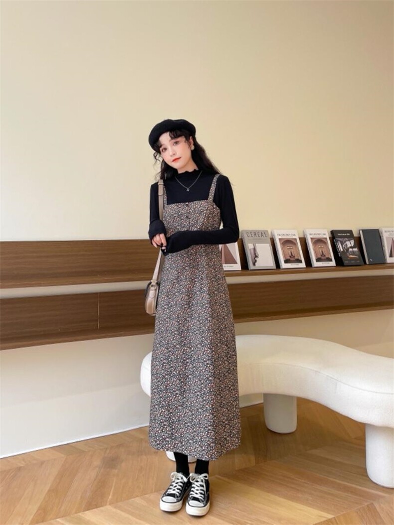 背带裙两件套，其它，安玖拉