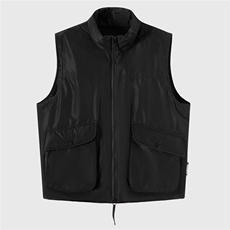 秋冬大码工装可二开羽绒马甲90白鸭绒港风时尚羽绒服背心M18P105，男装背心/马甲，星座210