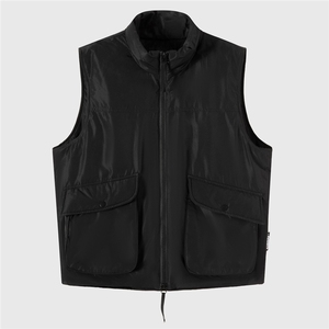秋冬大码工装可二开羽绒马甲90白鸭绒港风时尚羽绒服背心M18 P105图片