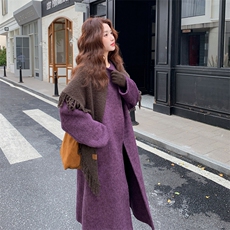 【有货】新款双面呢带大披肩2D012-935-P355K498，女装羊绒大衣，2D012