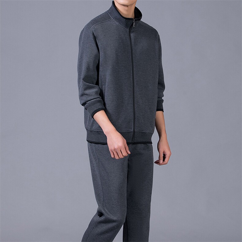 中年男士长袖立领外套男春秋潮流2023新款潮男装衣服夹克上衣春装,男装休闲套装,电商B212（原钱塘6029）